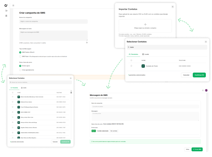 Integração Octor - SMS