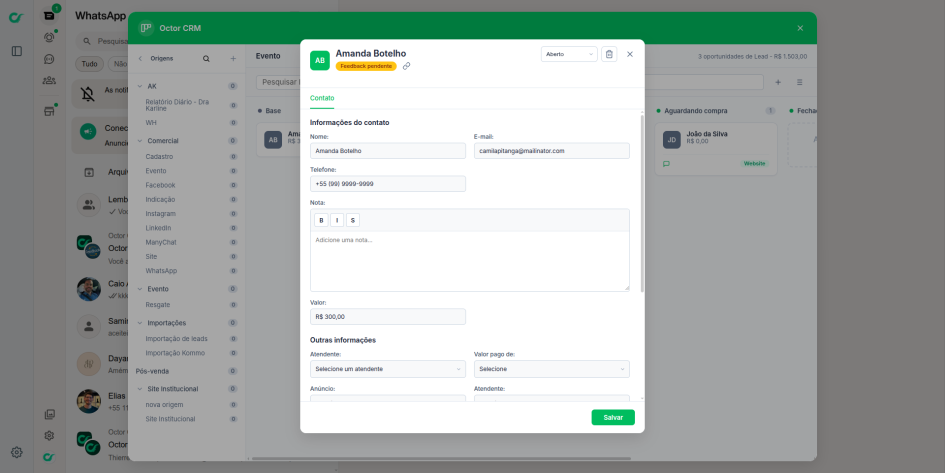 Integração Principal